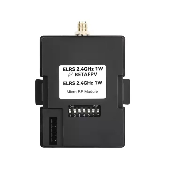 Original BETAFPV ELRS TX Module 2.4G 1W Black Version Backpack Built-in Cooling Fan Heat for ELRS 2.4G OpenTX RC Drones